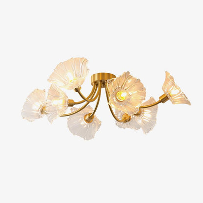 Kalin Flower Glass Overhead fixture Ceiling Lamp