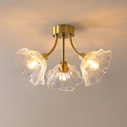 Kalin Flower Glass Overhead fixture Ceiling Lamp