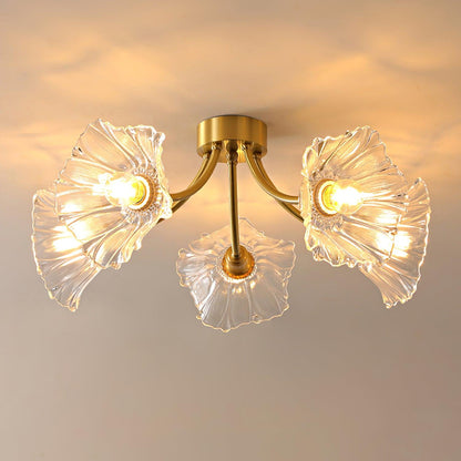 Kalin Flower Glass Overhead fixture Ceiling Lamp