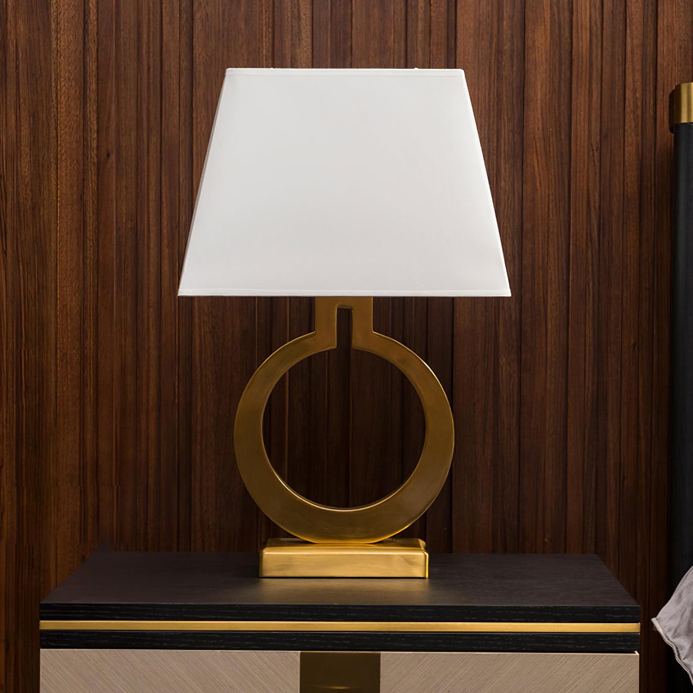 Keyhole Ring Side table lamp Table Lamp