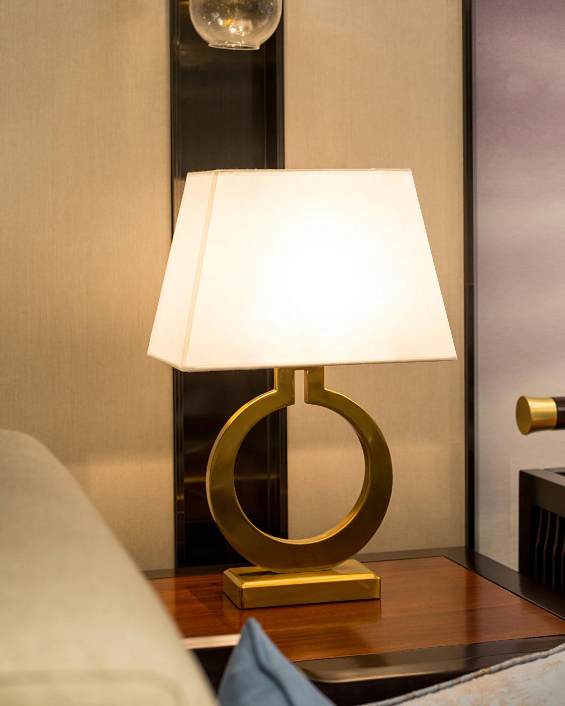 Keyhole Ring Side table lamp Table Lamp