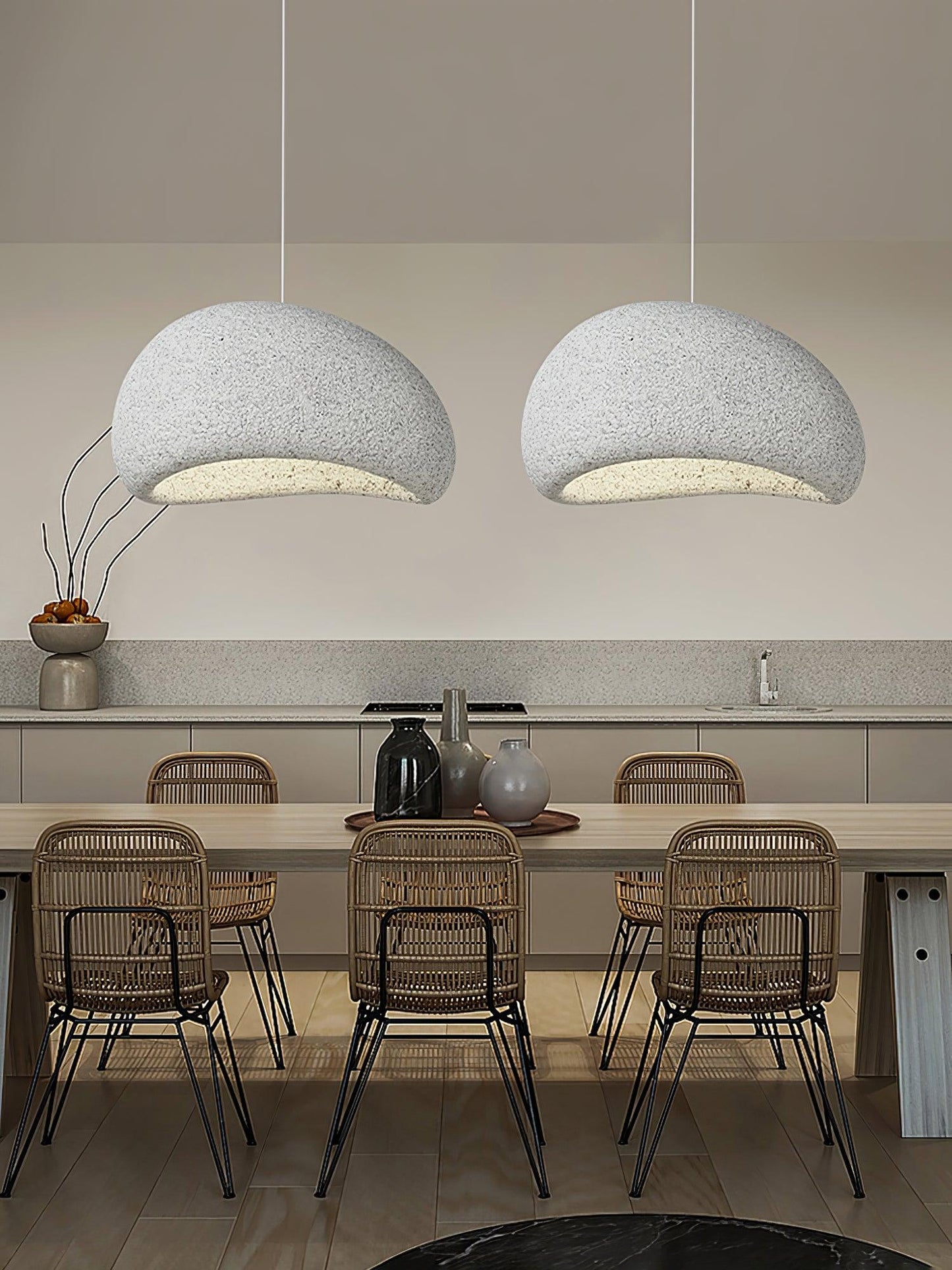 Khmara Halia Speckled Hanging light Pendant Lamp