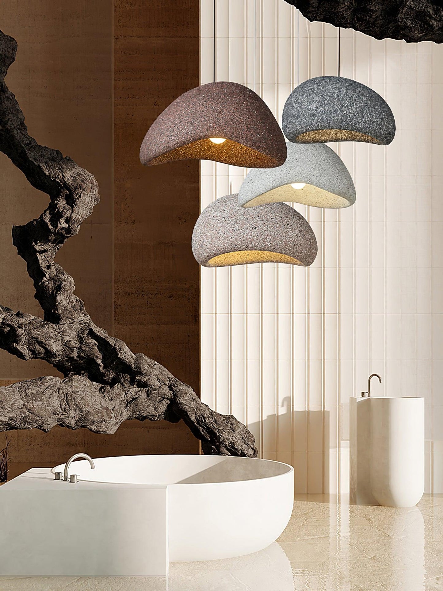 Khmara Halia Speckled Hanging light Pendant Lamp