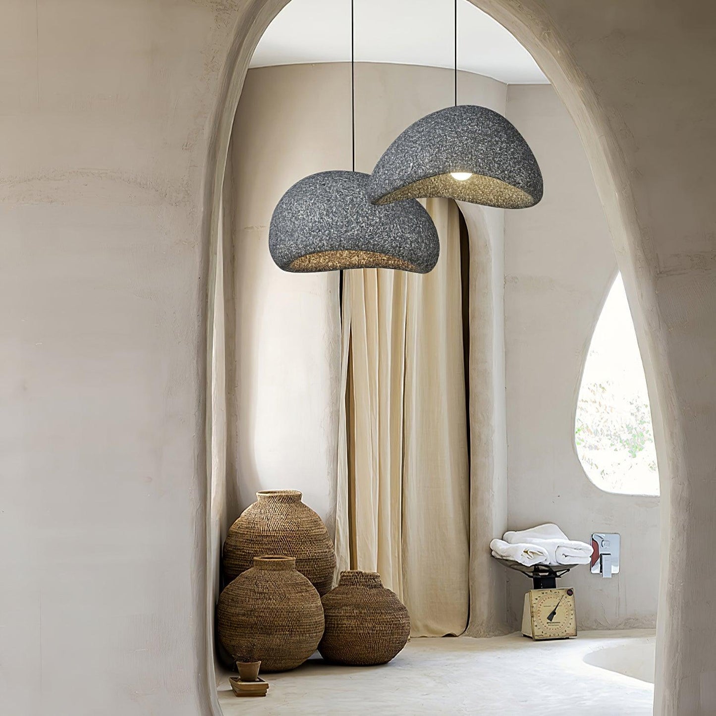 Khmara Halia Speckled Hanging light Pendant Lamp