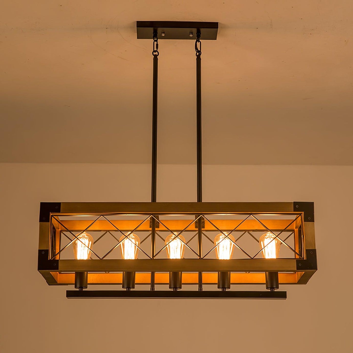 Kitchen Island Rectangle Ceiling fixture Chandelier