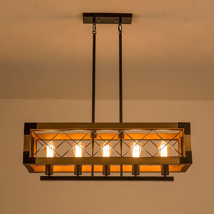 Kitchen Island Rectangle Ceiling fixture Chandelier