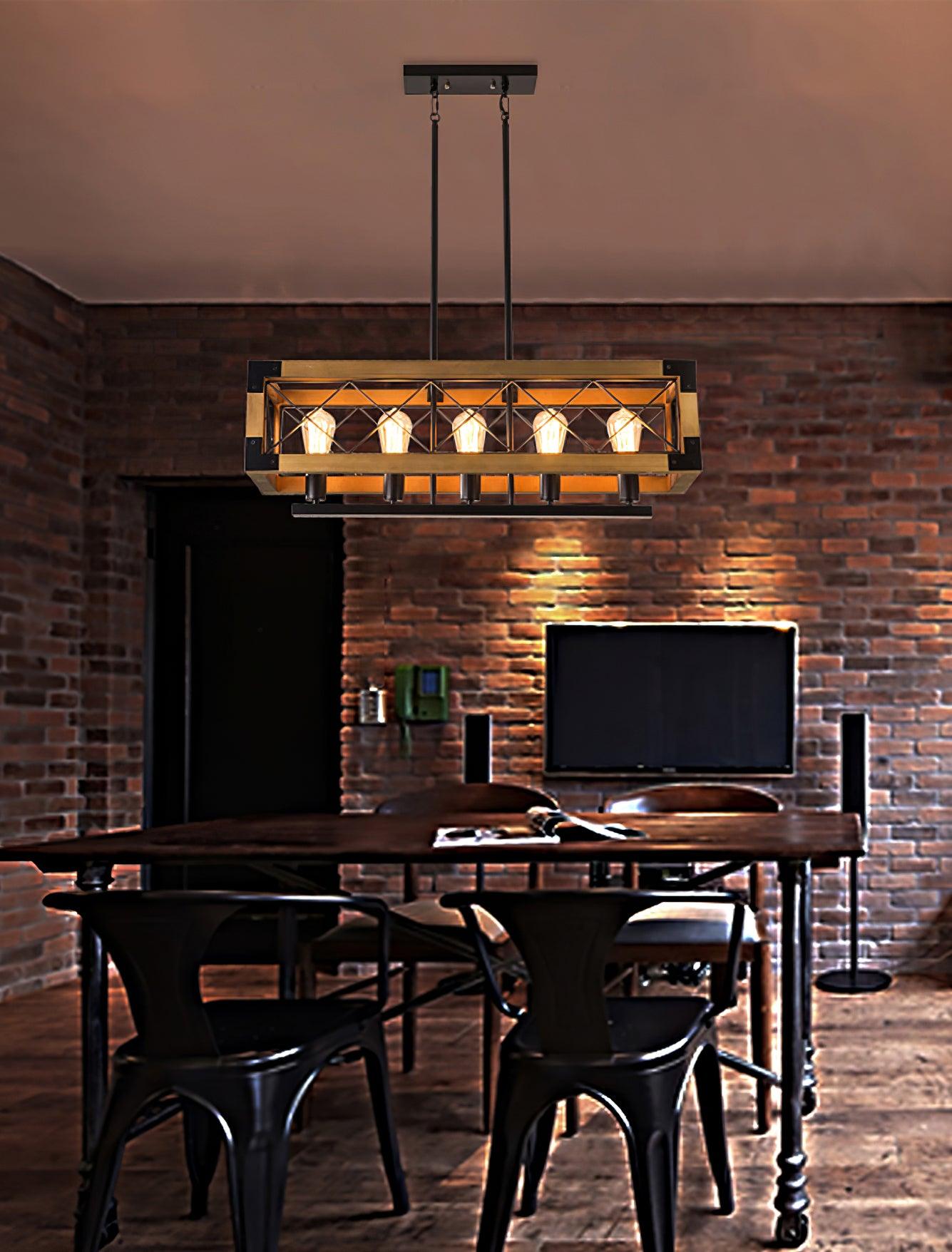 Kitchen Island Rectangle Ceiling fixture Chandelier