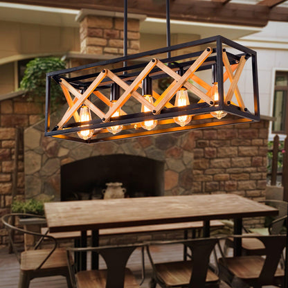 Kitchen Island Rectangle Ceiling fixture Chandelier