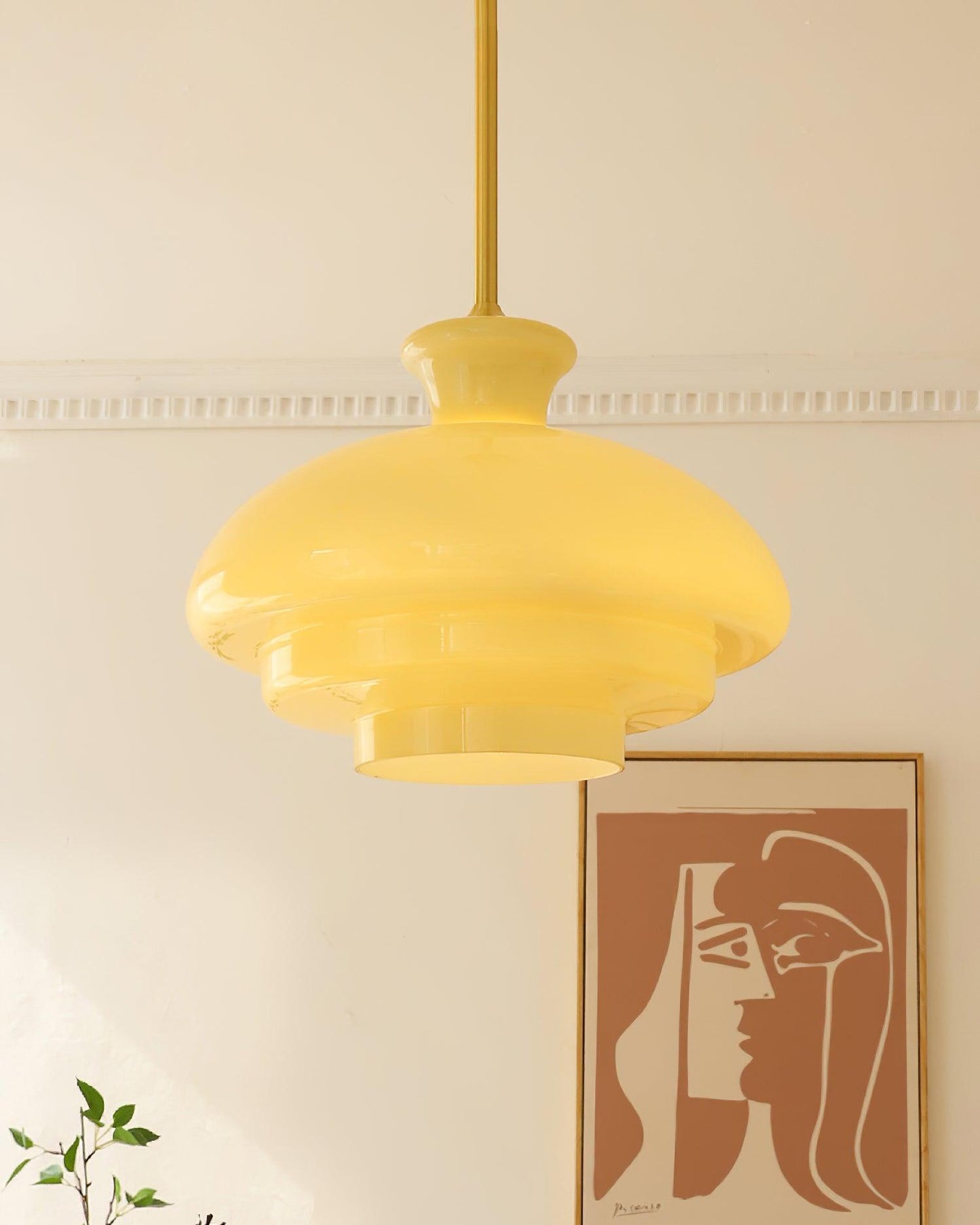 Paolina Glass Hanging light Pendant Lamp