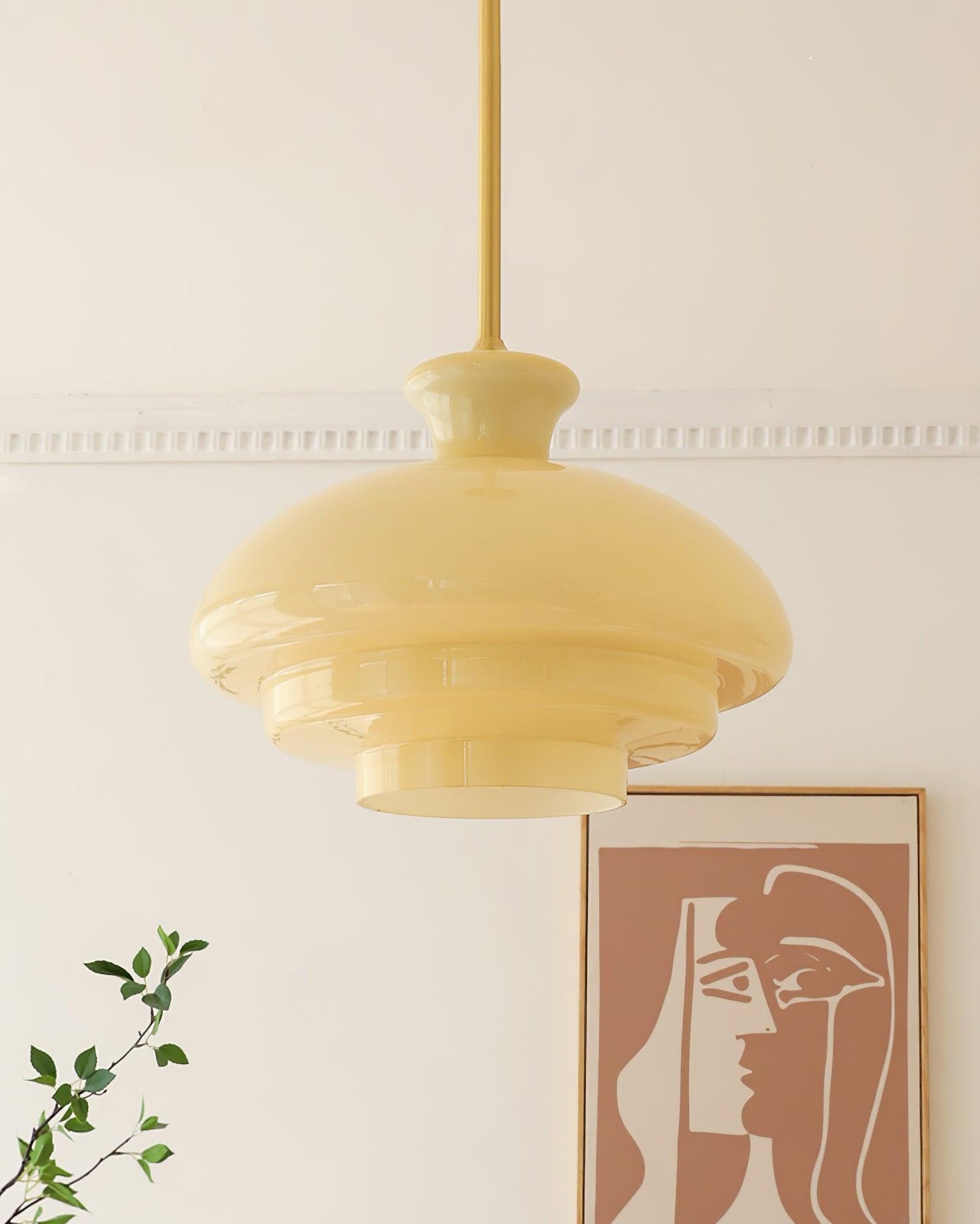 Paolina Glass Hanging light Pendant Lamp