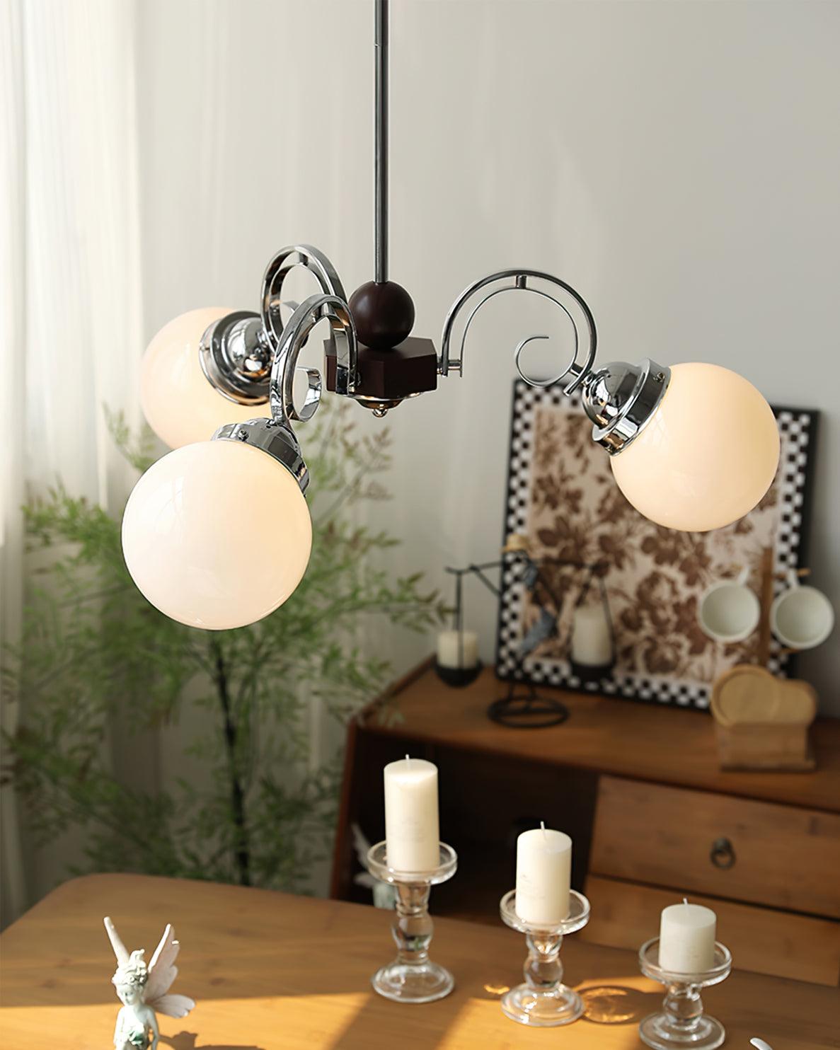 Kotter Cream Gasolier Chandelier