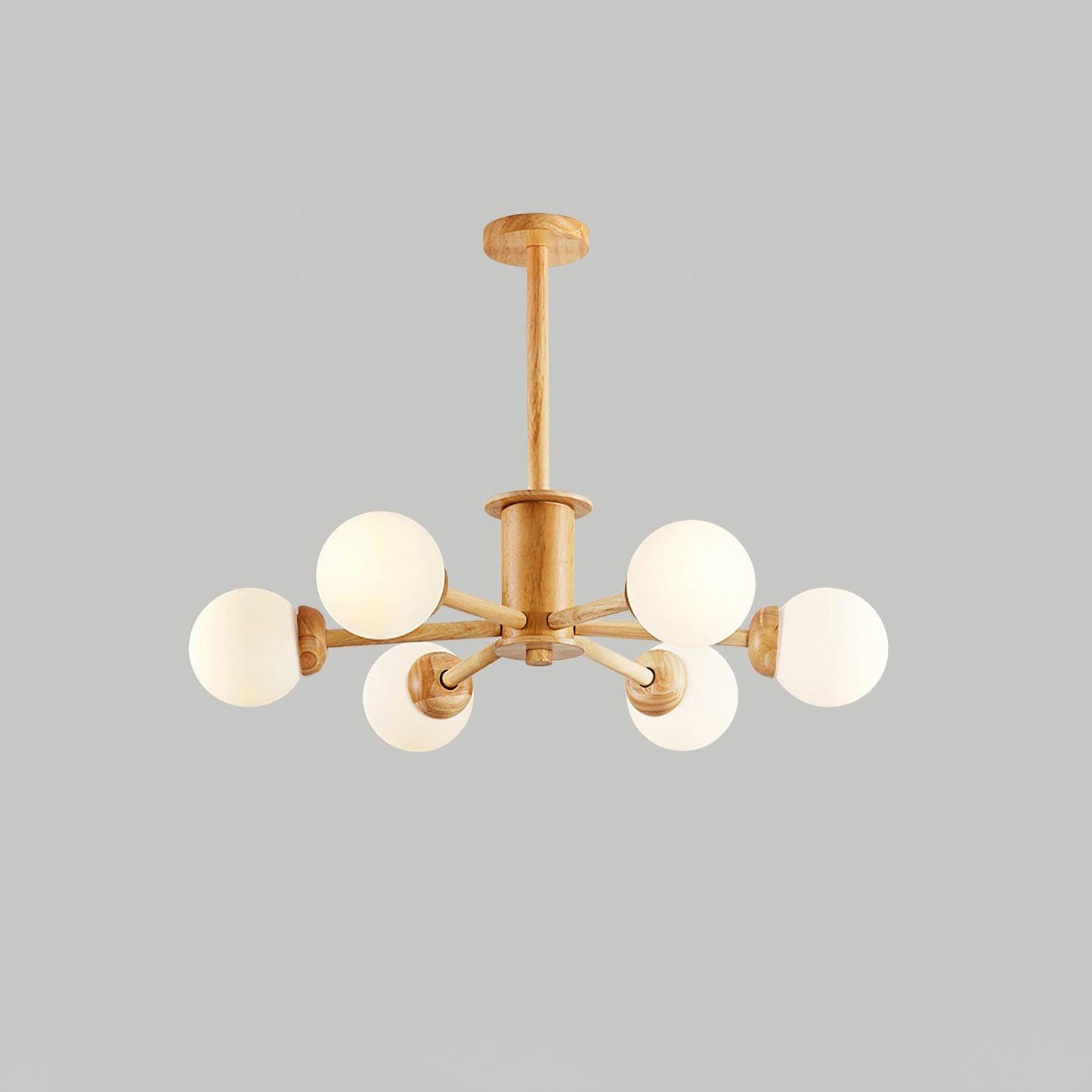 Kozan Wooden Gasolier Chandelier