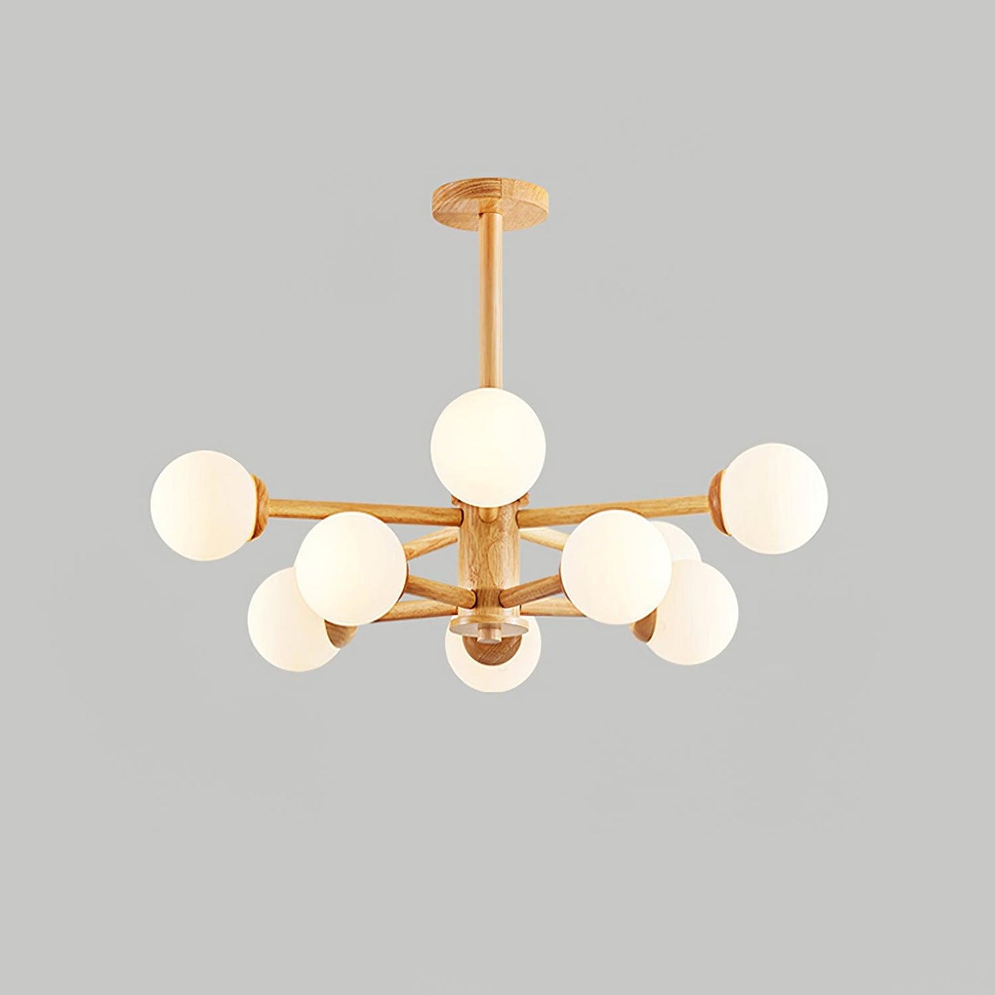 Kozan Wooden Gasolier Chandelier