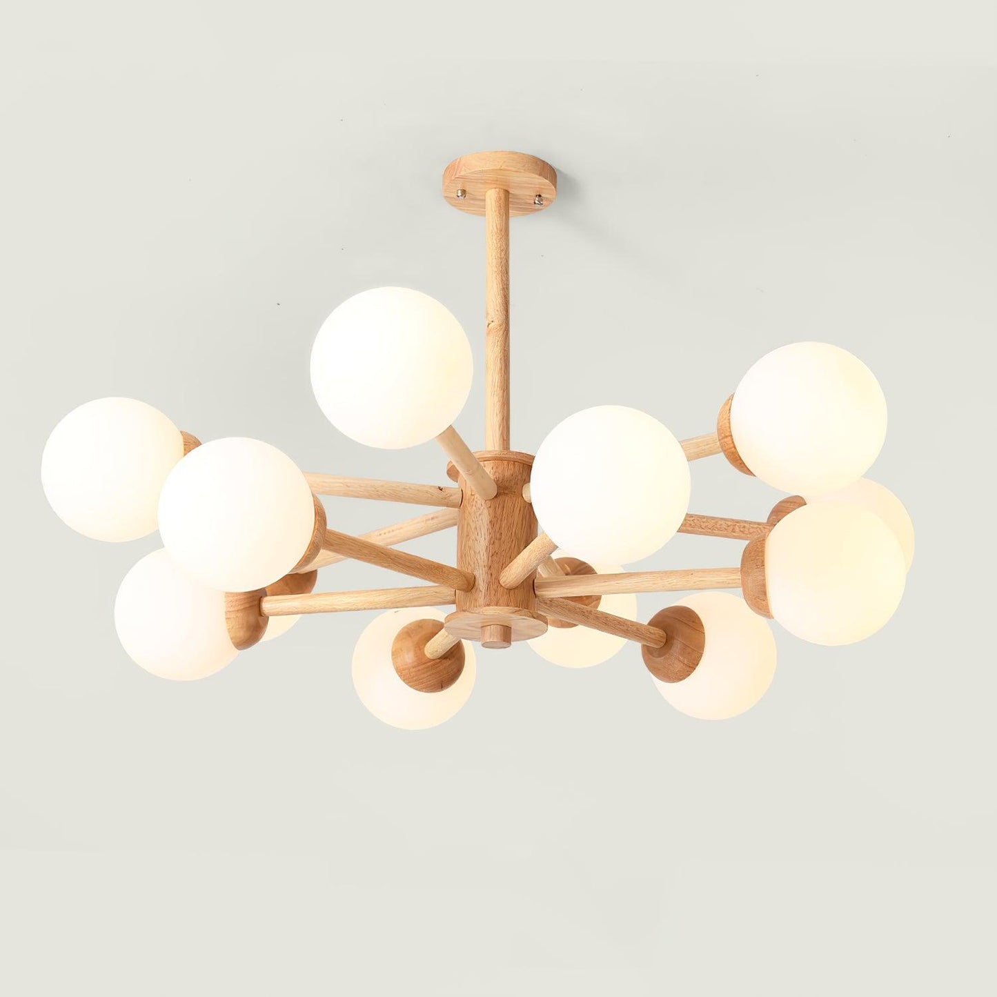 Kozan Wooden Gasolier Chandelier