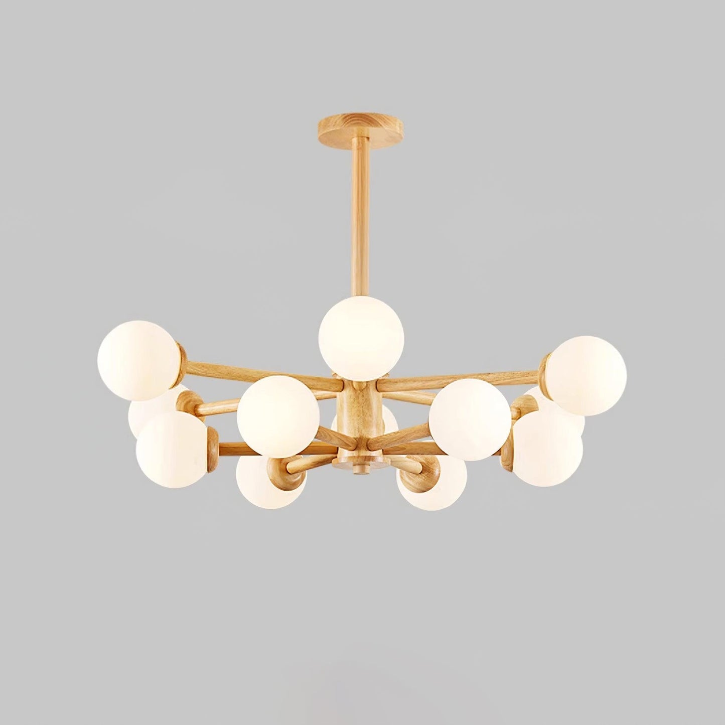 Kozan Wooden Gasolier Chandelier