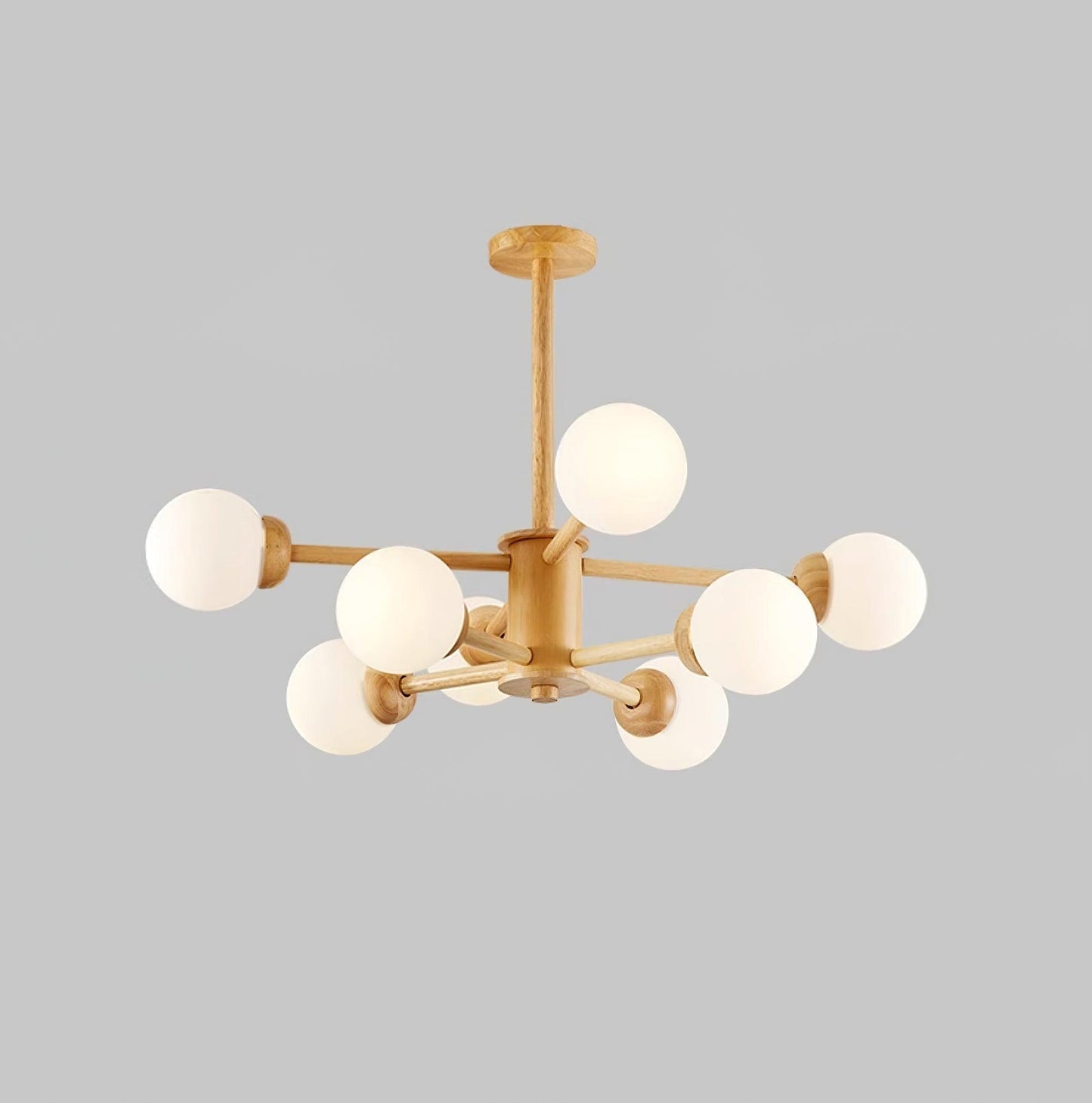 Kozan Wooden Gasolier Chandelier