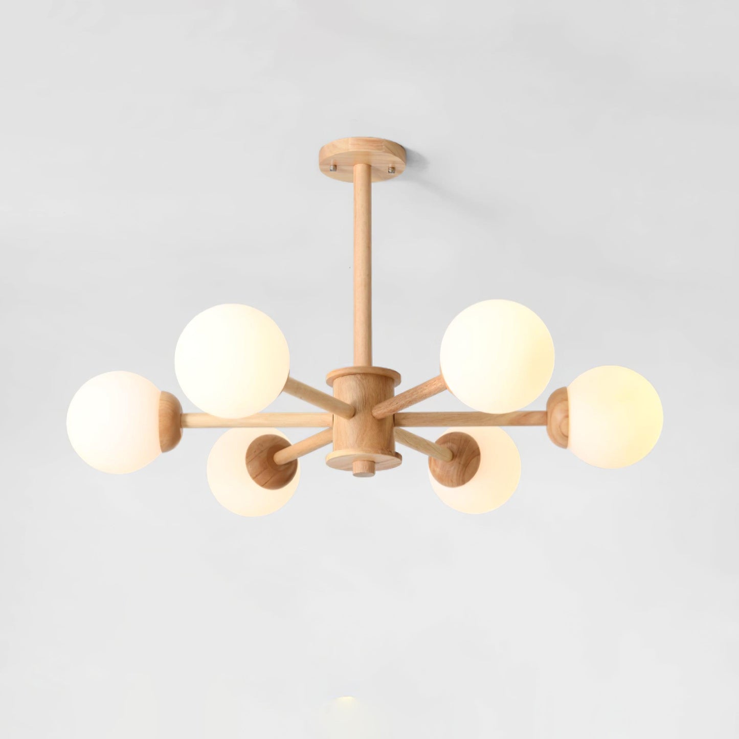 Kozan Wooden Gasolier Chandelier