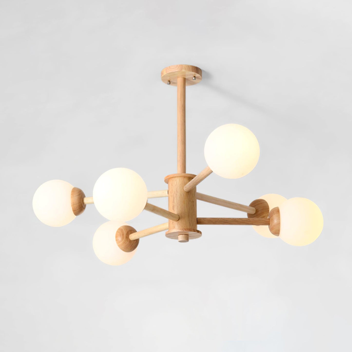 Kozan Wooden Gasolier Chandelier