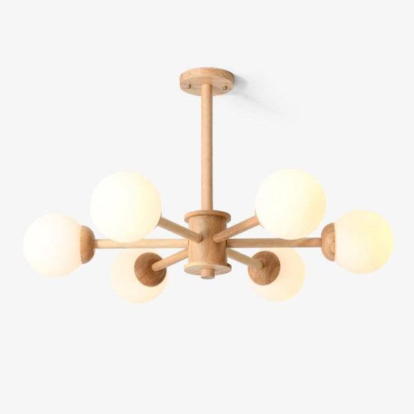 Kozan Wooden Gasolier Chandelier