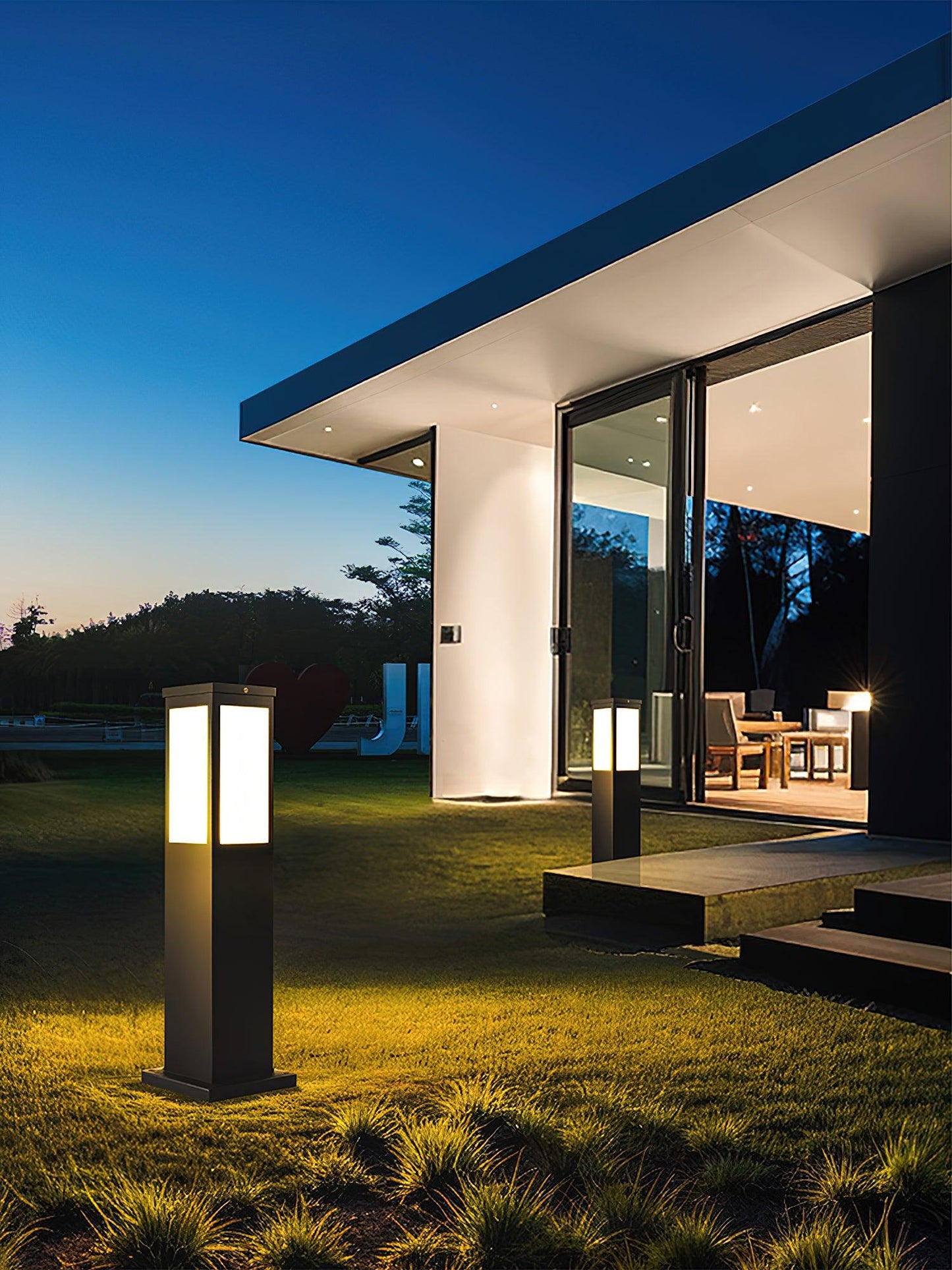 Kuzco Bollard Solar Exterior light fixture Outdoor Light