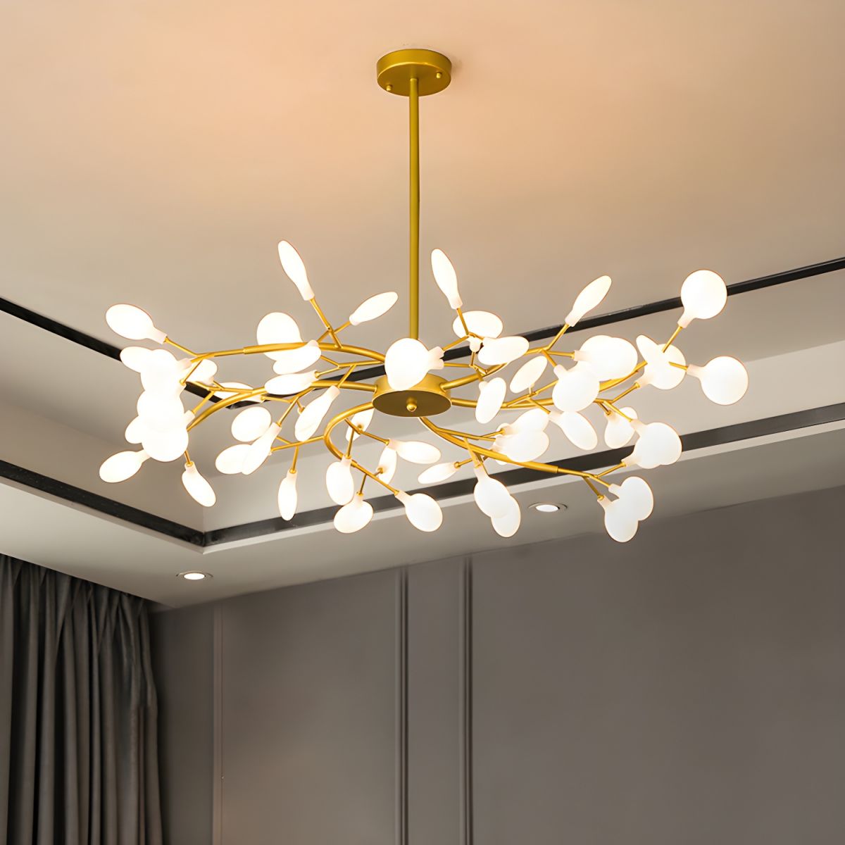 LED Firefly Sputnik Candelabrum Chandelier