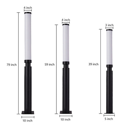 Modern Creative Outdoor Lights Bollard Lights LED Waterproof Garden Lights Pathway Lights