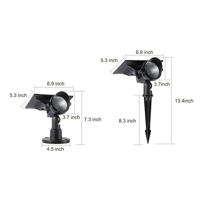 Waterproof Adjustable RGB Modern Outdoor Solar Spot Lights Tree Spotlights