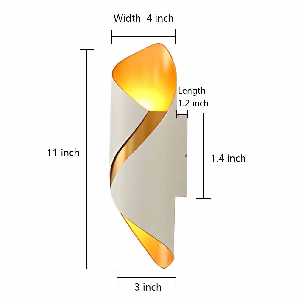 Outdoor LED Up and Down Light Waterproof Modern Wall Sconce Lighting