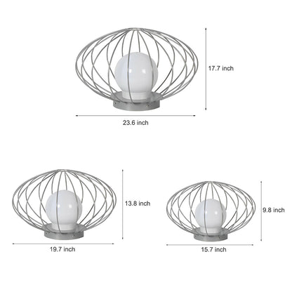 Mushroom Cage Shape LED Waterproof Modern Lawn Lamp Outdoor Lights