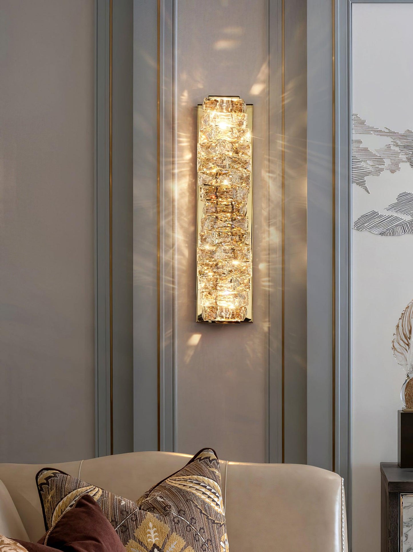 Laminated Crystal Wall-mounted lamp Wall Light