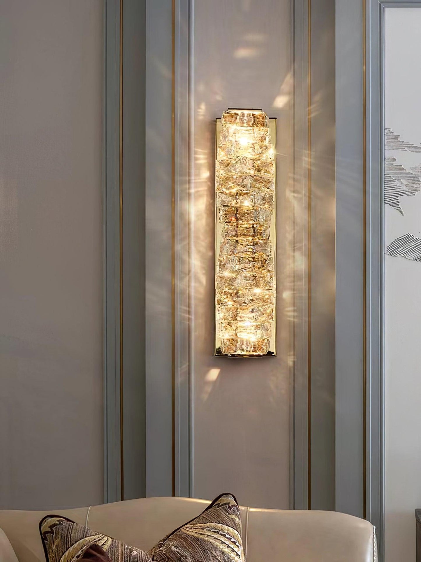 Laminated Crystal Wall-mounted lamp Wall Light