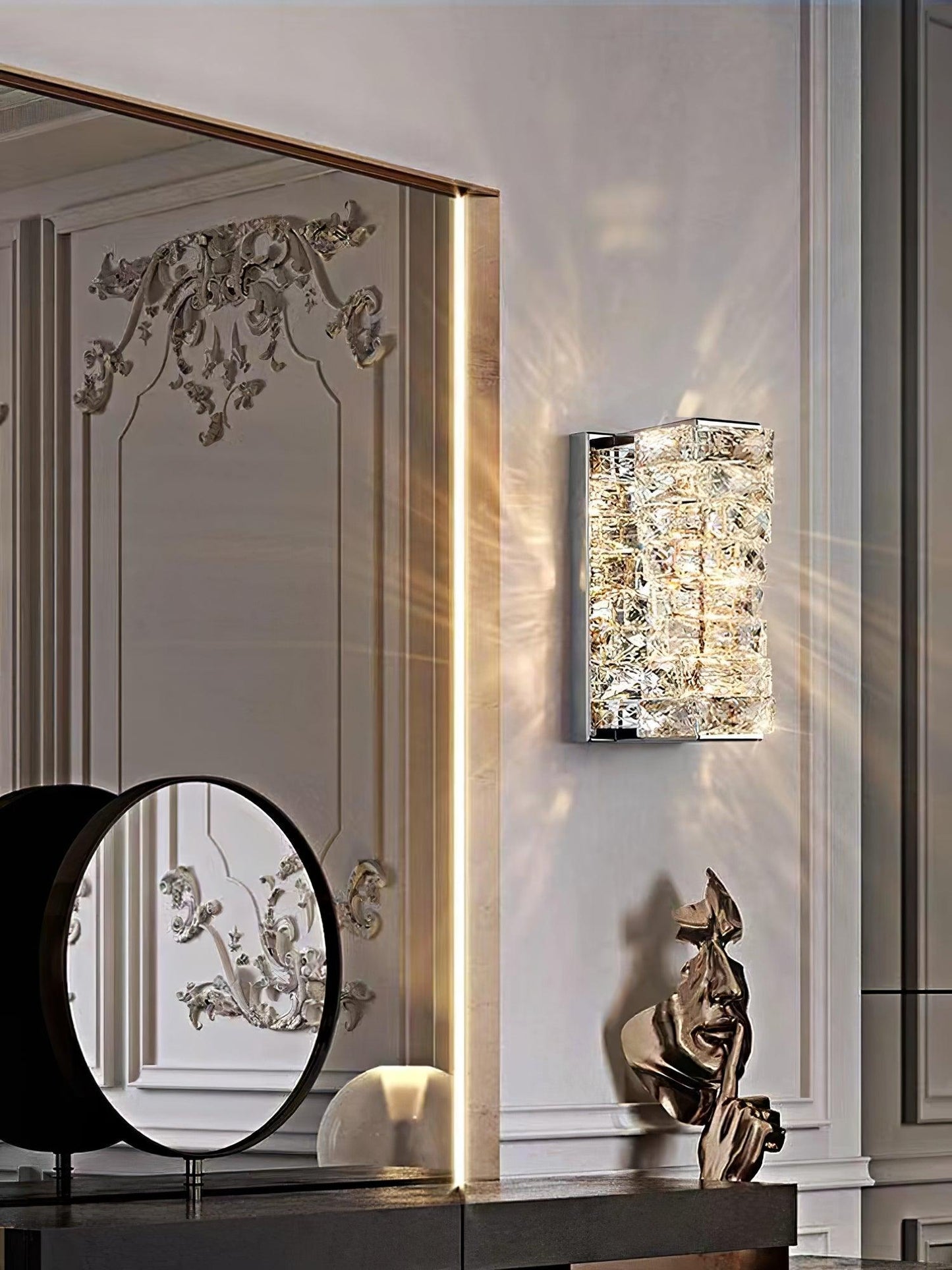 Laminated Crystal Wall-mounted lamp Wall Light