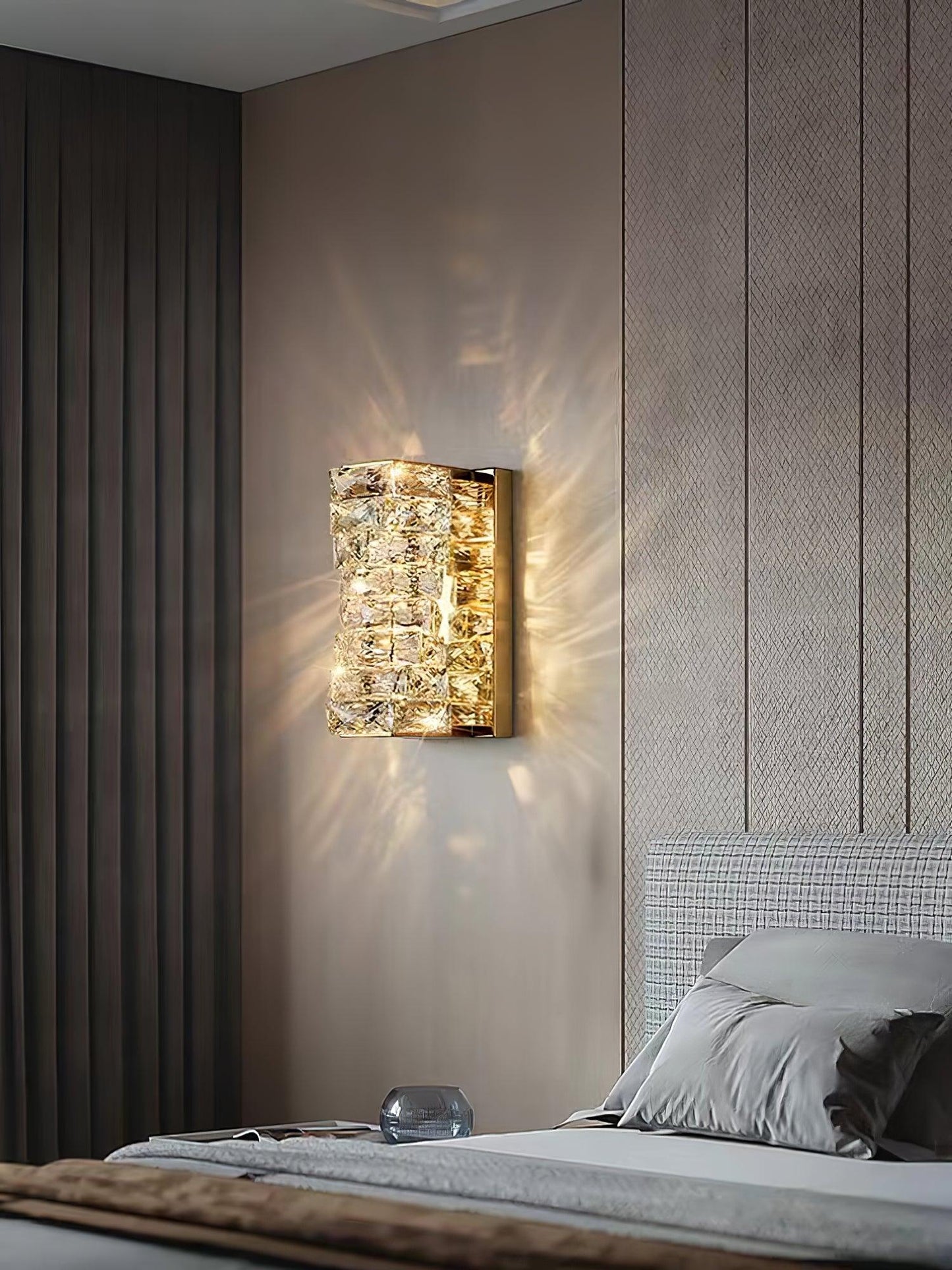 Laminated Crystal Wall-mounted lamp Wall Light