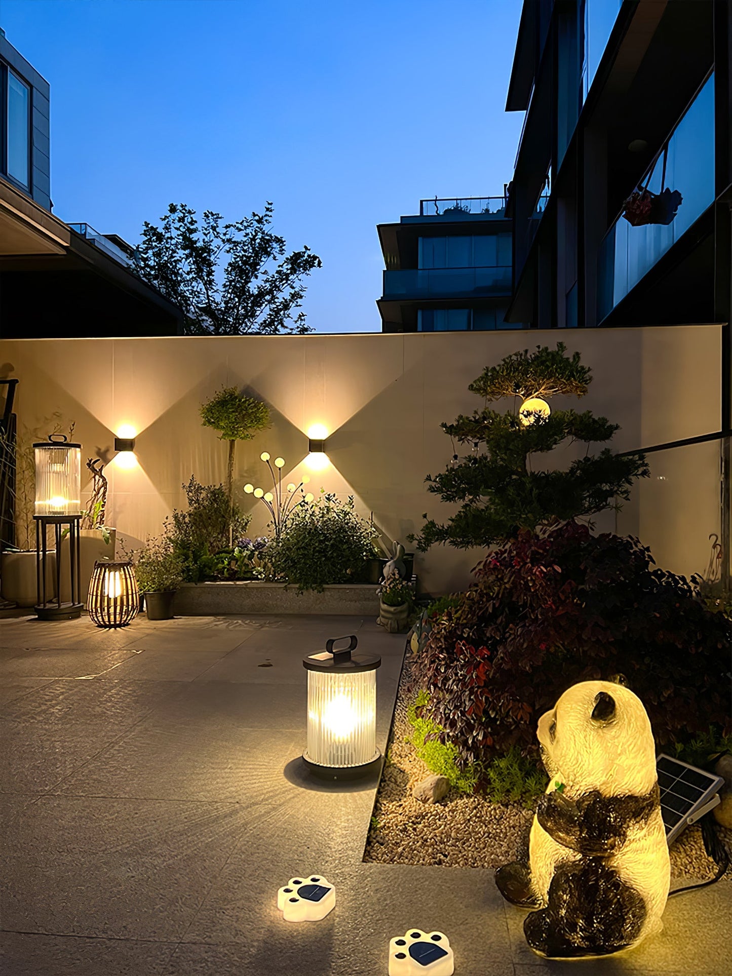 Lantern Garden Solar Exterior lamp Outdoor Light