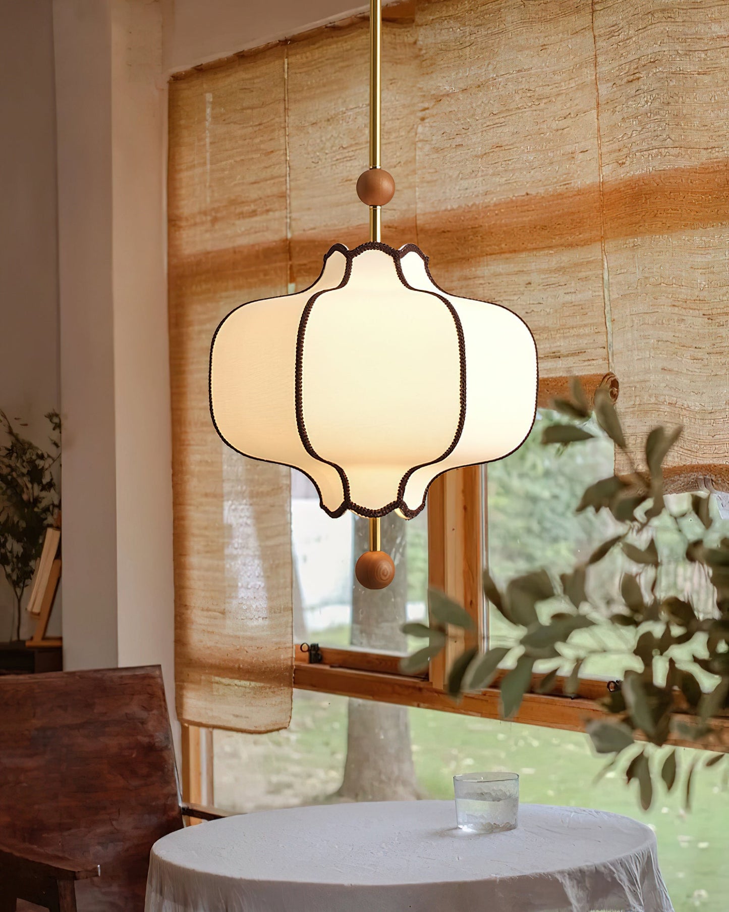 Lantern Fabric Houselight Pendant Light