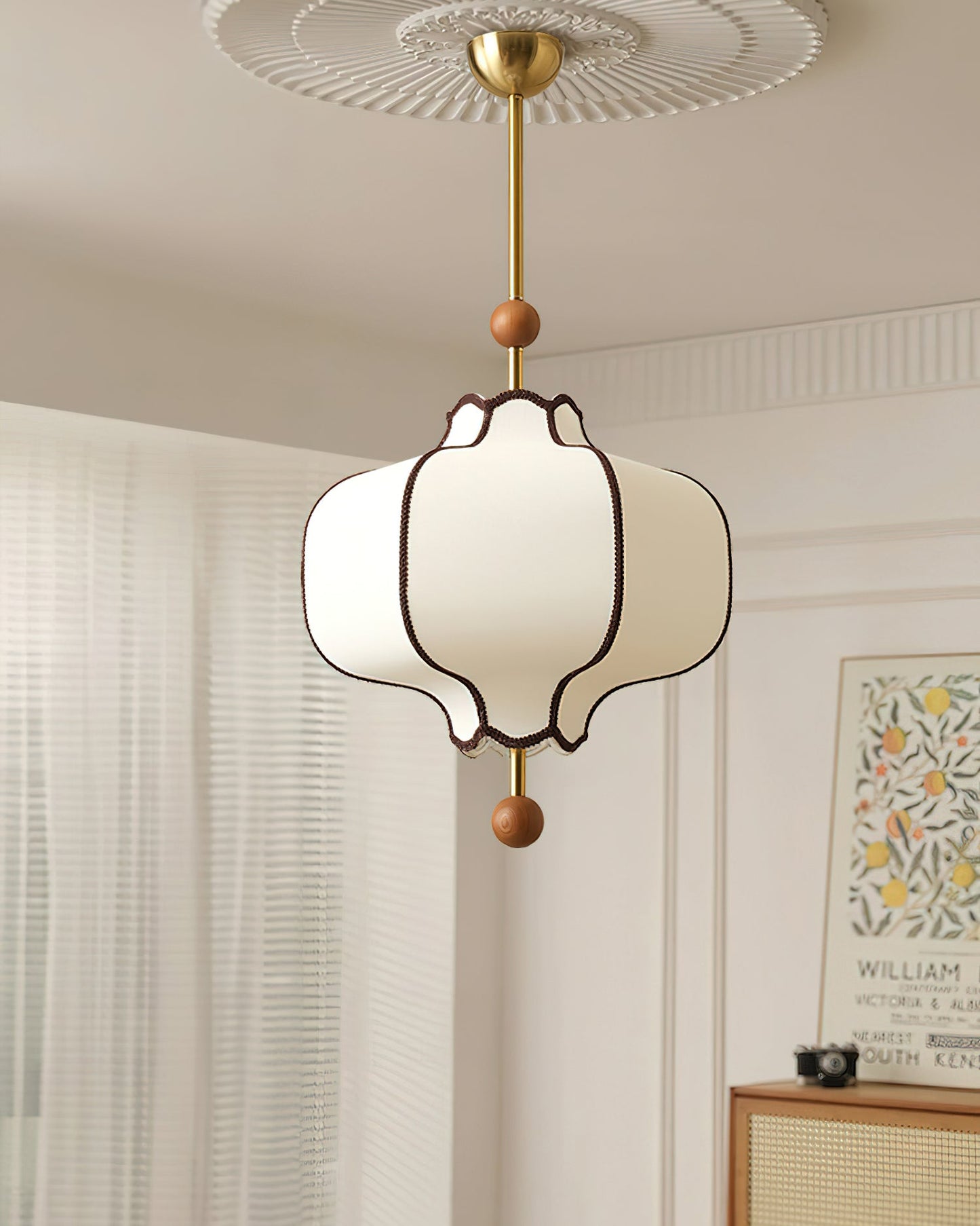 Lantern Fabric Houselight Pendant Light