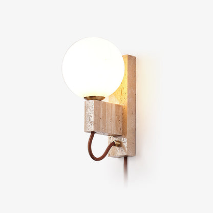 Atlas Globe Bracket light Wall Sconce