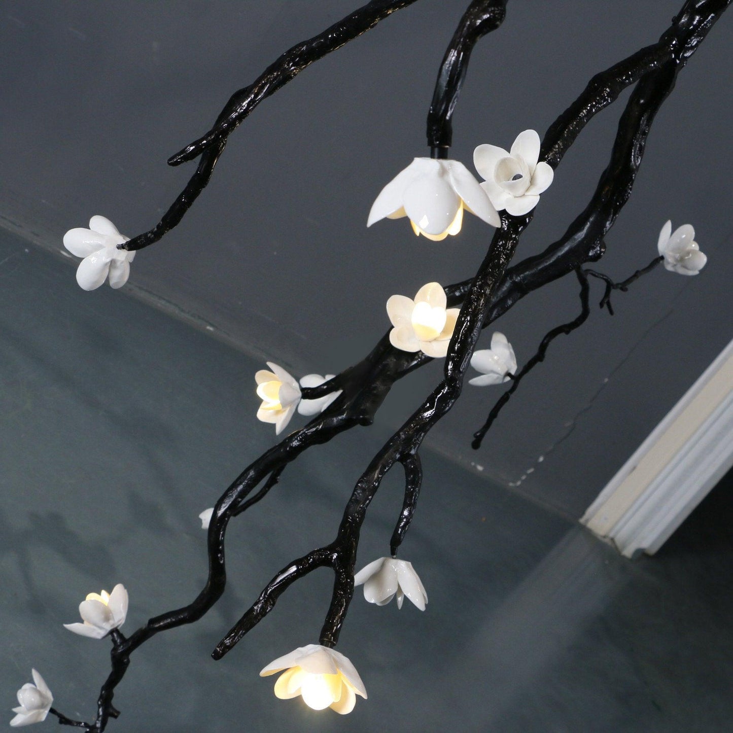 Large Long Branch Flower Candelabrum Chandelier