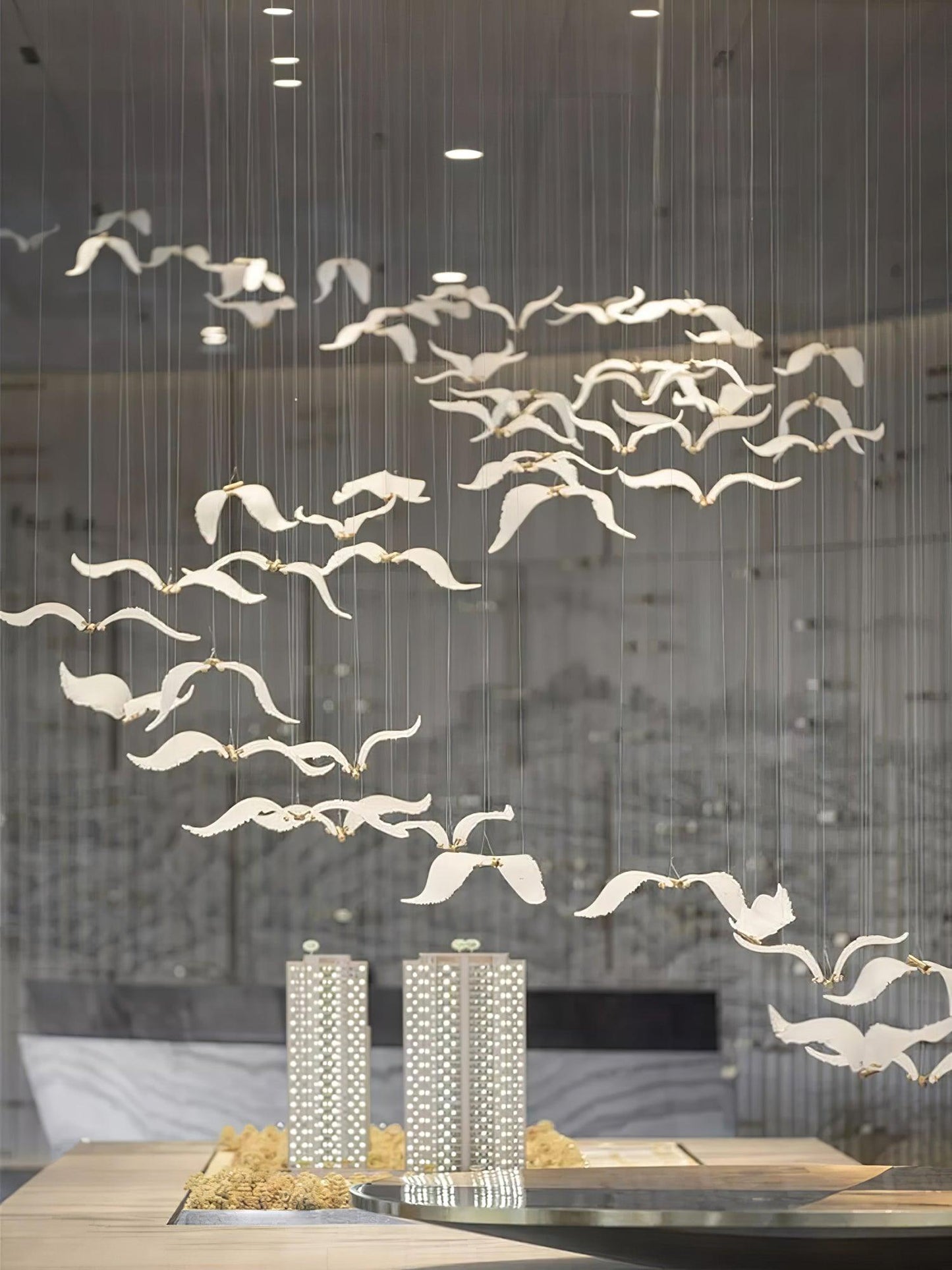 Large Seagull Pendant light Chandelier