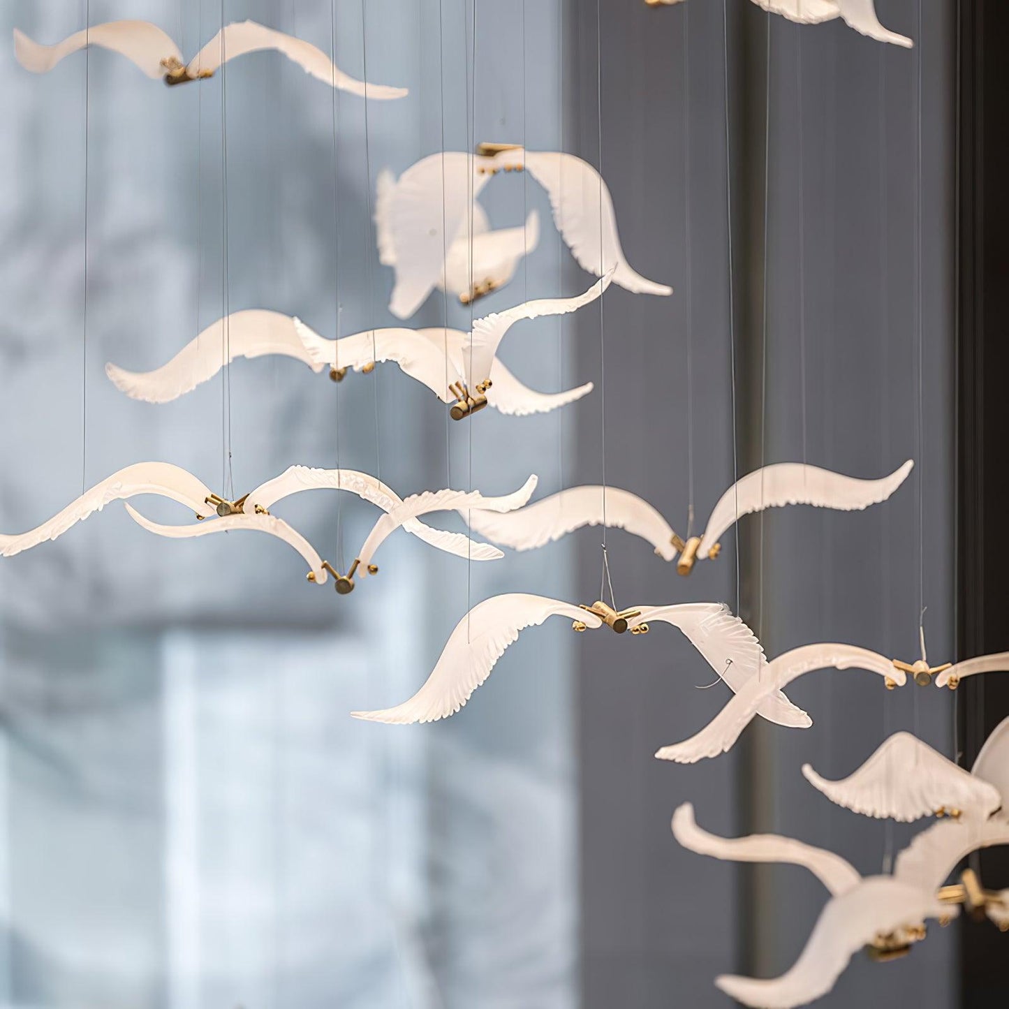 Large Seagull Pendant light Chandelier