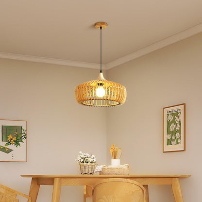 Lattice Nest Wooden Hanging light Pendant Lamp