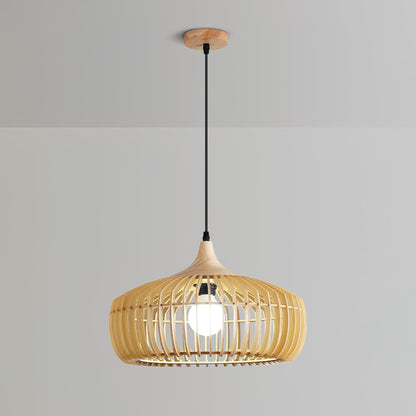 Lattice Nest Wooden Hanging light Pendant Lamp