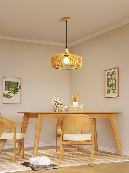 Lattice Nest Wooden Hanging light Pendant Lamp