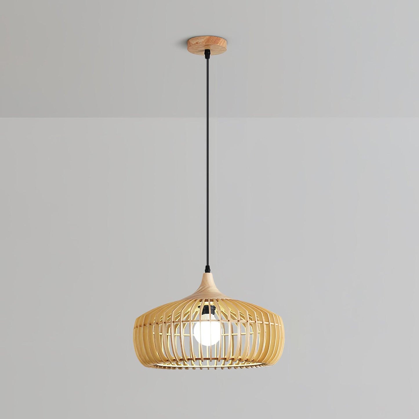 Lattice Nest Wooden Hanging light Pendant Lamp