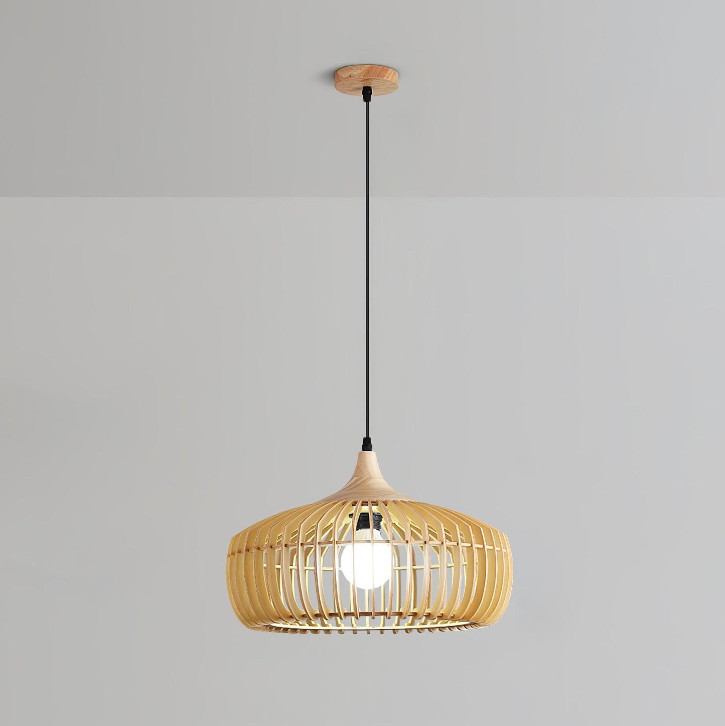 Lattice Nest Wooden Hanging light Pendant Lamp