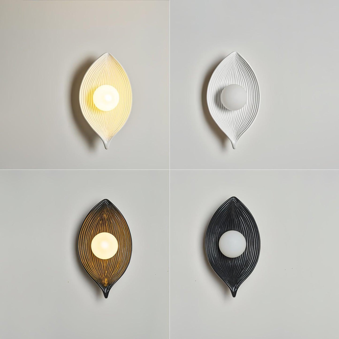 Leaf Canoe Wall light fixture Wall Sconce