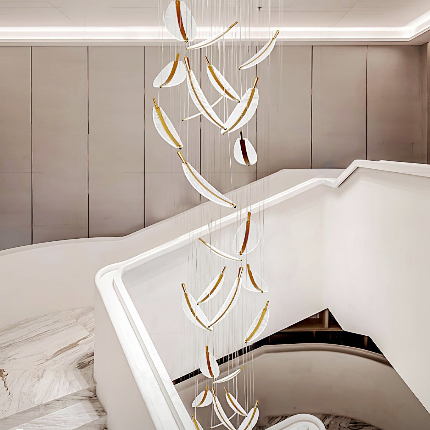 Leaf LED Pendant light Chandelier