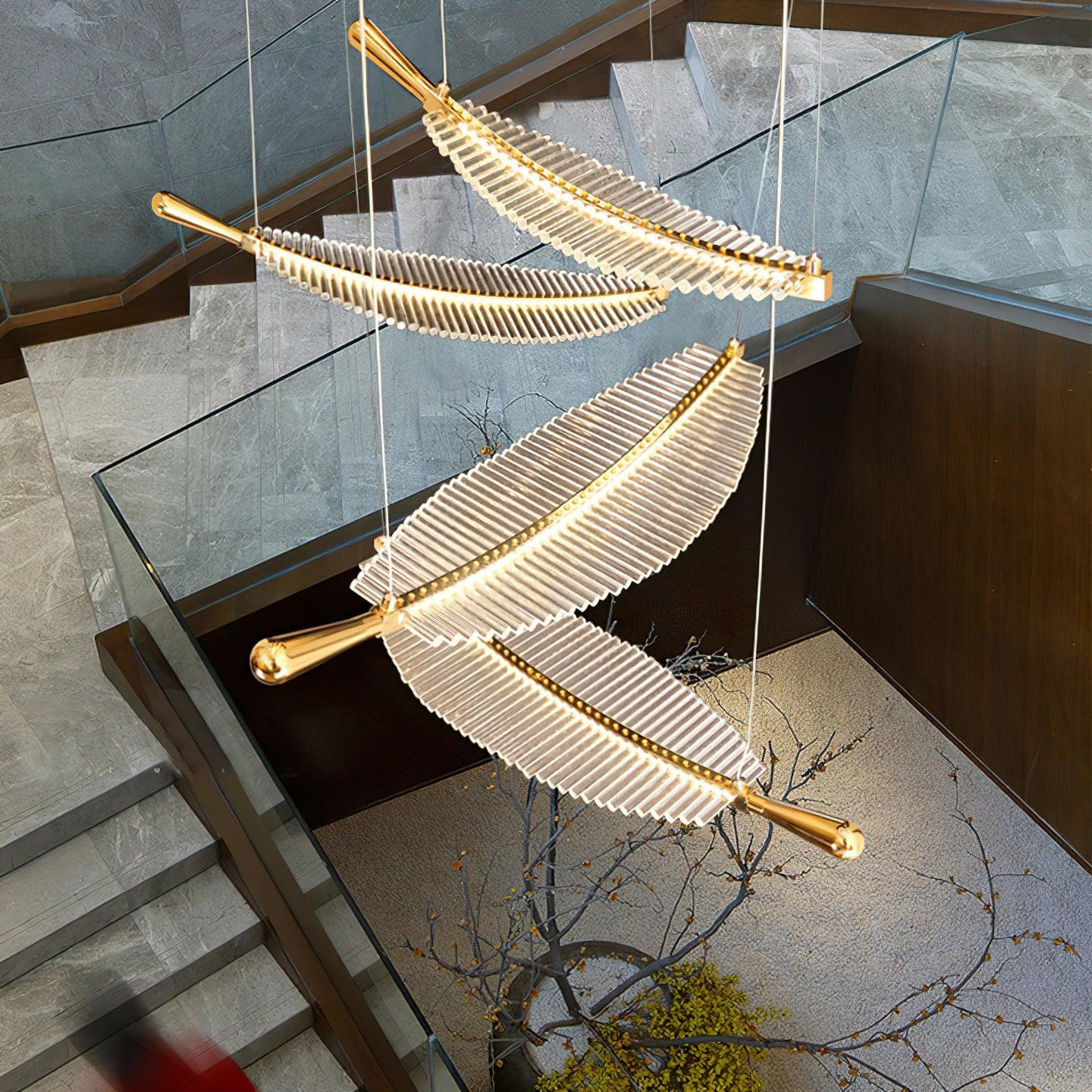 Leaf LED Pendant light Chandelier