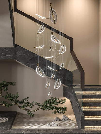 Leaf LED Pendant light Chandelier