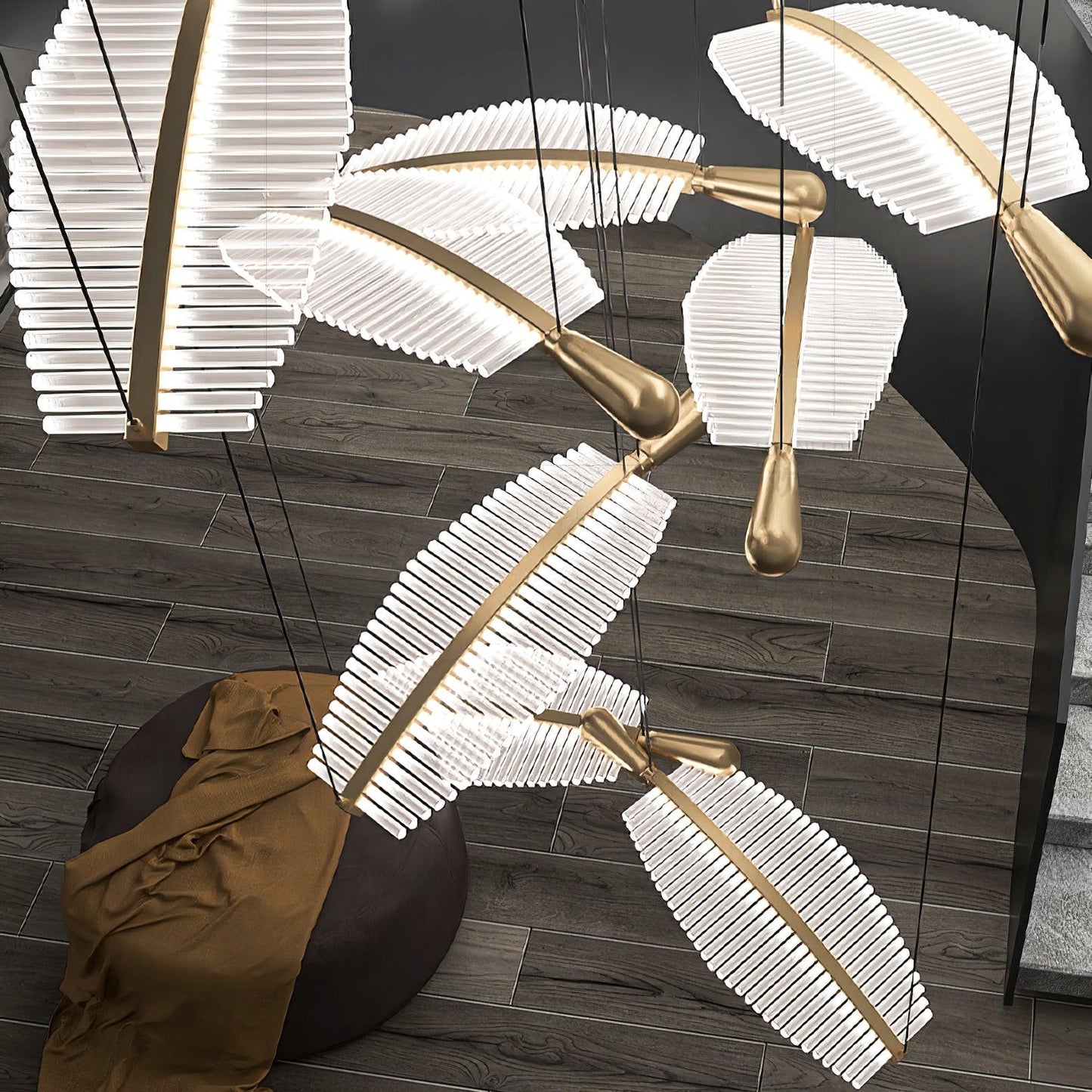 Leaf LED Pendant light Chandelier